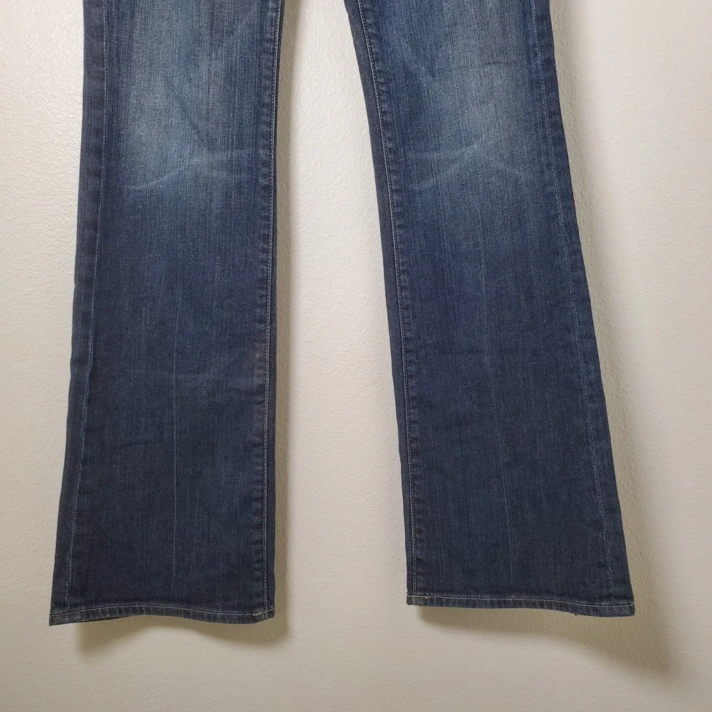 7 For All Mankind Bootcut Jeans Dark Wash Denim Womens Size 29 U075J080U-080U‎